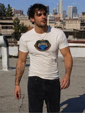 Versace Embroidered La Coupe Des Dieux  T-Shirt – 980 Retail – Worn Once